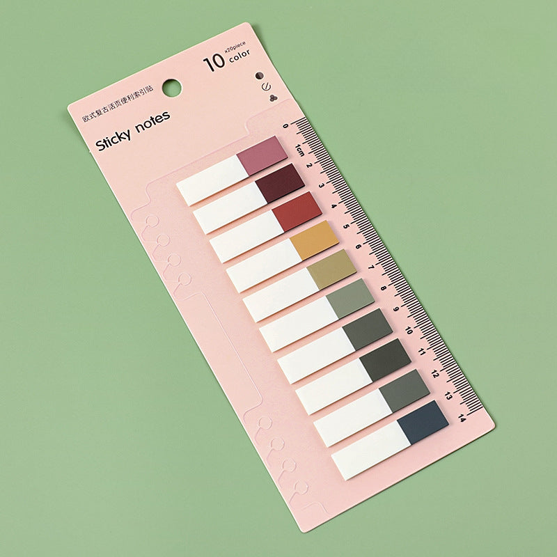 Wholesale Paper Index Label Paper Writable Loose-leaf Index Sticker Set